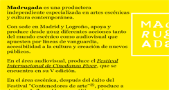 Desktop Screenshot of madrugadaproducciones.com